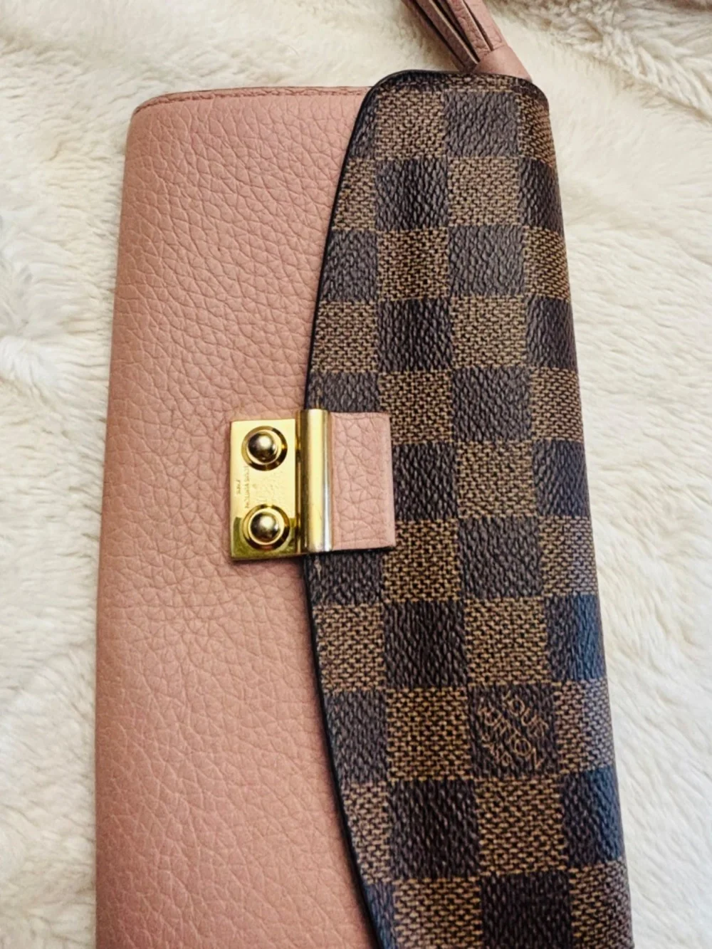 Louis Vuitton Damier Ebene Croisette Wallet